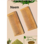 Neem Wooden Comb – Nature’s Touch for Healthy Hair (Design no- Comb-12)