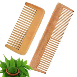 Neem wood Natural hair comb 100% dandruff proof (Design no- Comb-13)