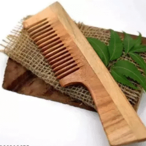 Original neem wooden comb | 100% natural neem wood | best quality | hand made | Hair fall controller | (Design no-Comb-18)