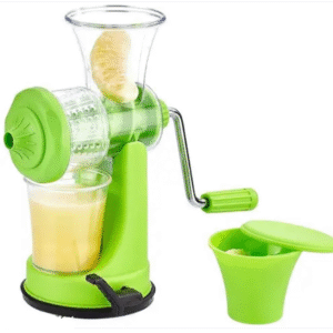 Hand Juicer for Fruits and Vegetables with Steel Handle Vacuum Locking System,Shake,Travel Juicer for Fruits and Vegetables,Fruit Juicer for All Fruits,Juice Maker Machine