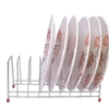 Stainless Steel Plate Rack | Dish Rack | Plate Stand | Dish Stand | Lid Holder Utensil Rack for Kitchen 9 section plate racks (PACK OF 1)