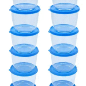 Plastic Utility Container - 350 ml (Pack of 12, Blue)