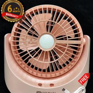 Powerful Rechargeable Table Fan with hand fan, Table Fan for Home, Table Fans, Table Fan for Office Desk, Table Fan High Speed, Table Fan For Kitchen - Multicolor, Pack of 1 Fan (NO COLOR CHOICE) TRANDING UNDER 1000