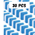 Washing Machine Deep Cleaner Tablet for Washing machines Descaling Powder Tablet for Tub Cleaning&Drum Stain Remover of washing machine (Washing Machin Cleaning Tablet1G-30Pcs)