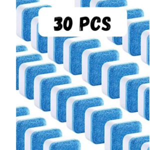 Washing Machine Deep Cleaner Tablet for Washing machines Descaling Powder Tablet for Tub Cleaning&Drum Stain Remover of washing machine (Washing Machin Cleaning Tablet1G-30Pcs)