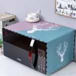 Microwave Oven Cover, Waterproof Modern Design Kitchen Oven Cover Attractive Decorative Dust Proof Appliance Oven Top Cover (100 x 35 cm)
