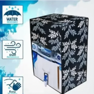 Water Purifier Cover (Width: 38 cm, Black)