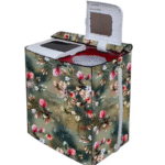 LoomStar Semi Automatic Washing Machine Cover for upto 8.5 Kg Capacity Size Lxbxh- 32x19x38.5 Inches