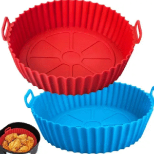 2pcs Air Fryer Silicone Reusable Tray