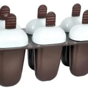 Plastic Ice Cream Kulfi Maker Popsicle Mould Set (6pcs) (set of 1)
