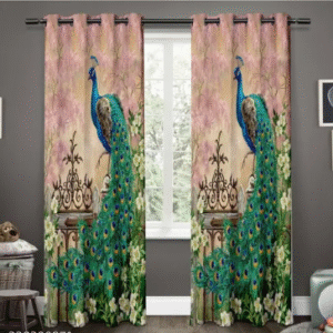 213 CM POLYCOTTON LIVING ROOM DOOR CURTAIN PACK OF 1
