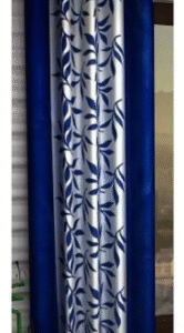 1 Piece Eyelet Polyester Door - 7ft Curtain