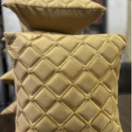 GOLD ZARI CHECK C/C