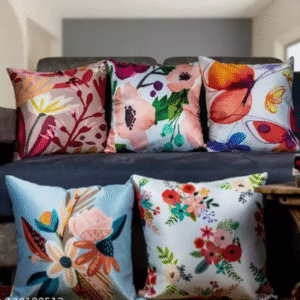 Elite Fancy Digital Desgin Decorative cushion covers set of 5 size 16inch x16inch