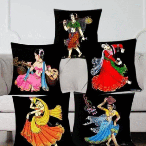 Crosmo-Guitar Print-Cushion Cover-(Pack of 5)