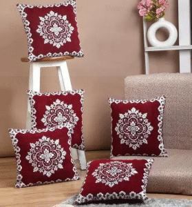 digital print attractive ( 16 x 16 inch ) cushion cover set of 5 design 4