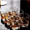 Square Highball tumbler glass| glass |bevearage glass (Pack of 6)