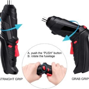 Metal Electric Screwdriver with 47 pcs Screwdriver Bit Set