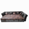 L Shaped Chesterfield Fabric Sofa