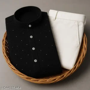 Kids Ethnic Chikankari Kurta Pant Set