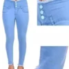 WOMENS 3-BUTTON PLAIN JEANS FOR WOMEN PLUS SIZE WOMEN AND GIRL