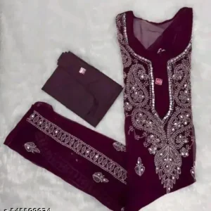 Georgette Chikankari Kurti