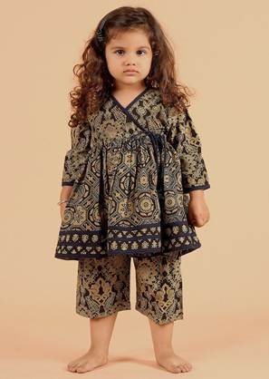 Kurta set for the girl child.
