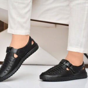 WUGO::Latest Fabulous Men Sandals|Roman Sandals/Outdoor Sandal For Men's & Boys-101-Sandal-BLK