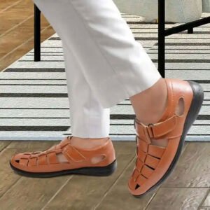 WUGO::Latest Fabulous Men Sandals|Roman Sandals/Outdoor Sandal For Men's & Boys-104-Sandal-TAN