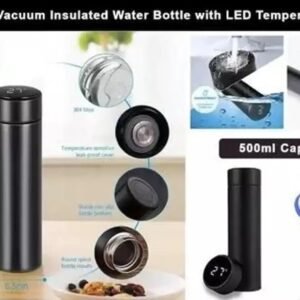 temperature smart vacuum insulated thermos water bottle with led temperature dis
