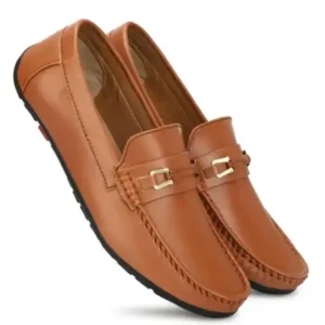 stylish synthec men's loafers