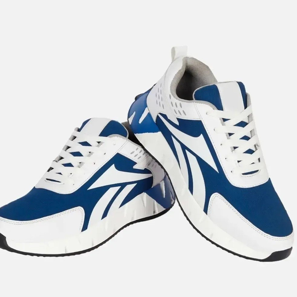 classy synthetic solid sports shoes for men