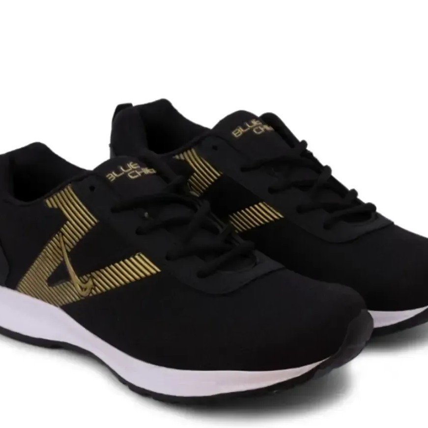classy solid sports shoes for men