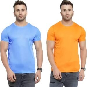 Men’s Solid Round Neck T-Shirt