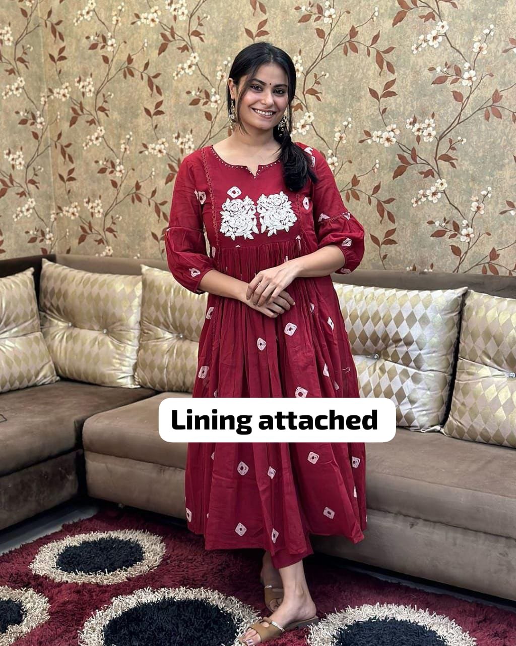 Bandhej pattern Two piece