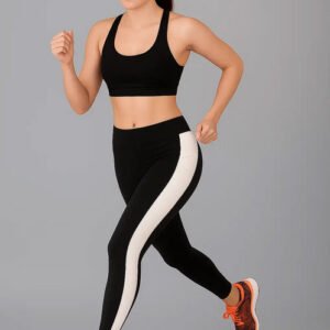 WUGO:: Premium Quality Mid-Waist Gym Leggings | Soft Yoga Pants | Stylish Fitness Tights for Girls or Women