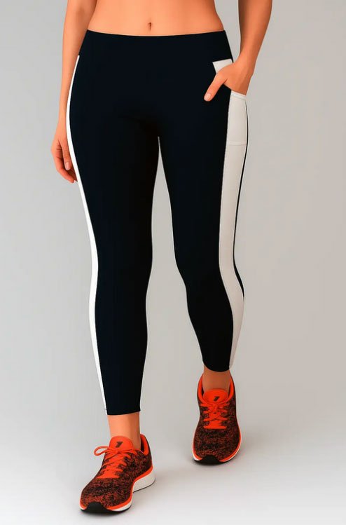 WUGO:: Premium Quality Stretchable Yoga Pants | Comfortable Sports Leggings | Daily Gym Wear for Girls or Women