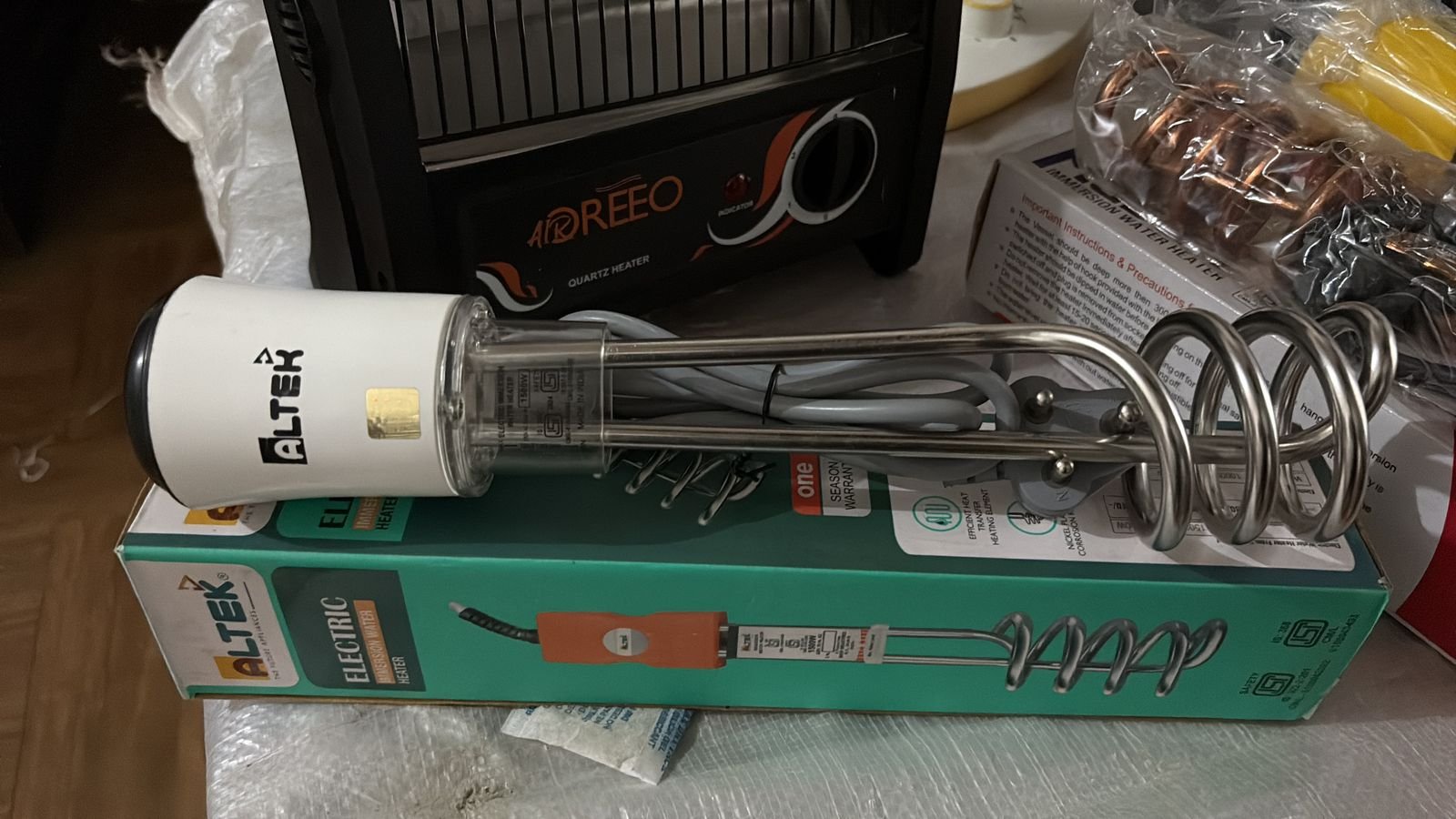 Altek 1500W waterproof immersion