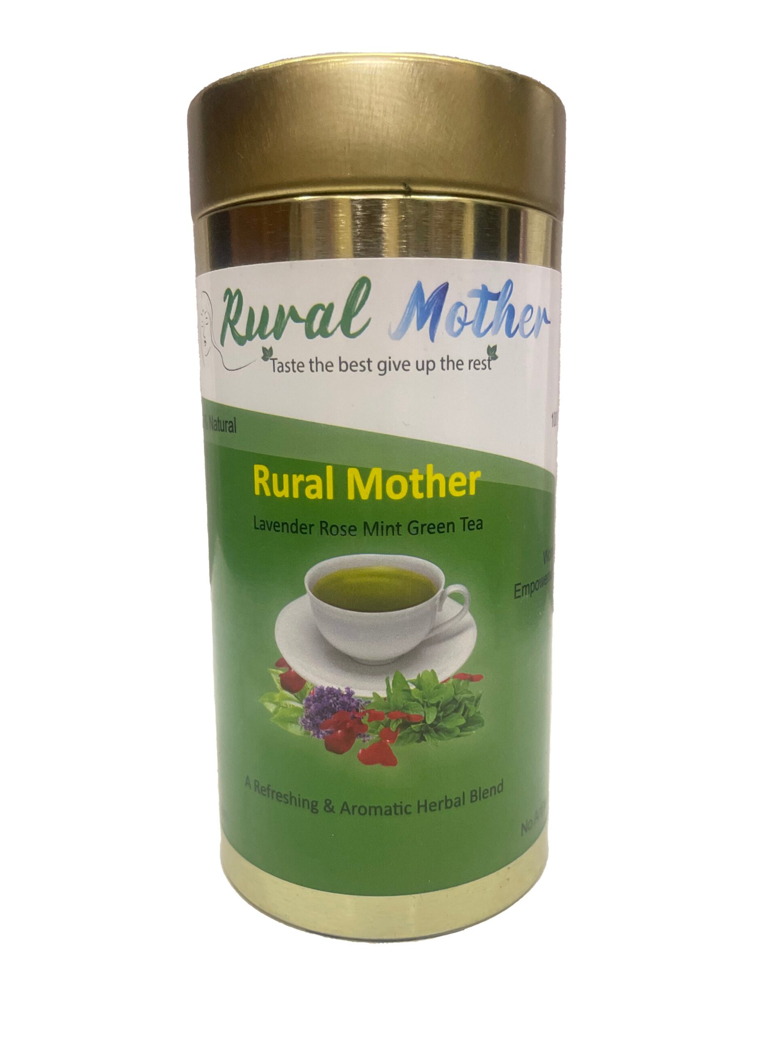 Rural Mother Lavender Rose Mint Green Tea