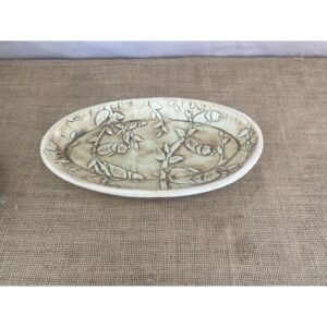 Parrot snack plate By Shivika's Pottery