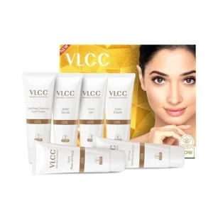 VLCC Gold Facial Kit, Bright & Glowing Skin - 60g