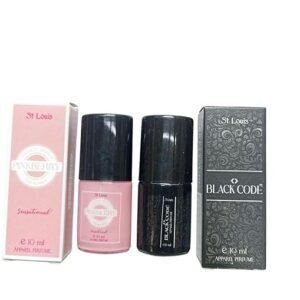 Pinkberry and Black Code Apparel Perfume Set, 10 ml Each (pack of 2)