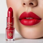 One My Choice Red Lipstick Set of 10 – Long-Lasting, Matte Finish, Highly Pigmented Lipsticks in Premium Case – Ideal for All Skin Tones