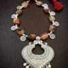 Dark Petal Necklace- Onyx Stones