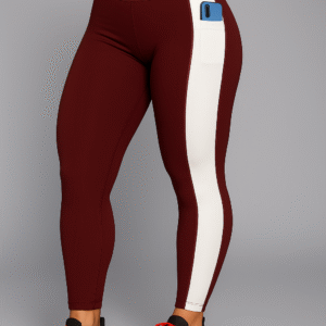 WUGO:: Premium Quality Activewear Yoga Tights | Mid-Waist Gym Pants | Stretchable Workout Wear for Girls or Women