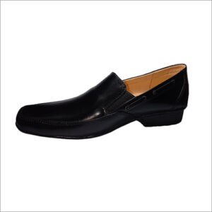 Mens Black Formal Shoes - Leather Material, All Sizes Available | Suitable For Rainy, Spring, Summer & Winter Seasons