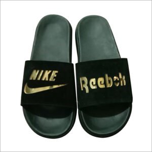 Mens Flip Flop Slipper - Eva Material, Various Sizes, Solid Green Color | Slip-on Style, Rubber Sole For Casual Comfort