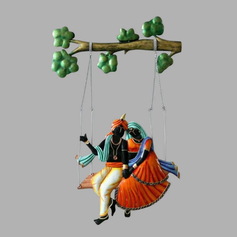 Wall Hanging Radha Krishna, Home Decor item