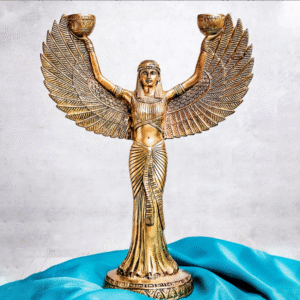 Vintage Egyptian Goddess Candle Stand