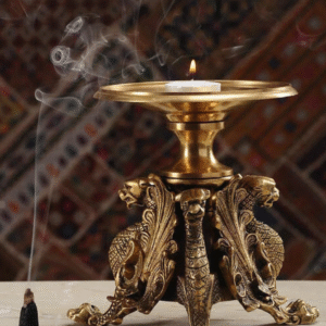 Vintage Chinese Candle Stand Small